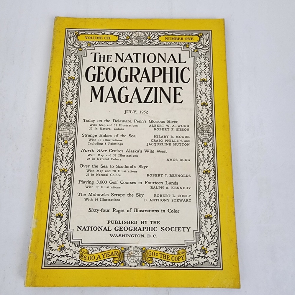 National Geographic Magazine May 1952 No Map
